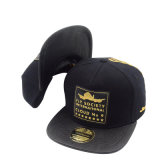 Leisure Fashion Cotton Sport Cap Flat Bill Snapback Hat with Customed Logo