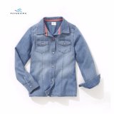 New Style Slim Simple Girls' Long Sleeve Denim Shirt by Fly Jeans