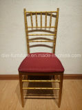 Wedding Aluminum Chiavari Chair with Fixed Seat Cushion