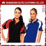Ladies Polyester Spandex Golf Polo Shirts for Women (ELTMPJ-610)