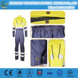 Safety Orange Coveralls with Reflective Tape