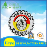 Customized Wheel Gear Shape Embroidery Badge