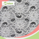 White Knitted African Wholesale Jacquard Nylon Cord Lace Fabric
