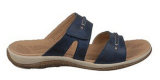 Easy Going Look Nubuck Leather Slide Style Sandals