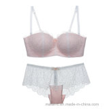 Lovely Wireless Ladies Lace Brief and Bra in Factory Price