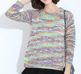 Rainbow Colored T-Shirt Baggy Sweater