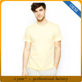 Custom Men's Plain Yellow T Shirt