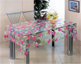 New Design Waterproof Oilproof PVC Printed Transparent Tablecloth