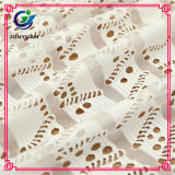 Cotton Jacquard Mesh Lace Fabric for Fashionable Women's Clothes