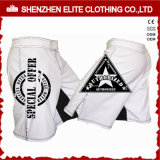 Cheap White Blank Custom Logo Sublimated MMA Belt Shorts (ELTMMJ-148)