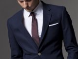 Custom Made Notch Lapel Men Business Suit