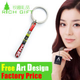 Metal/PVC/Leather Custom Keyring for Promotion Epoxy Auto Parts
