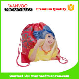Wholesale Full Custom Printed Cartoon Drawstring Bag Backpack for Girls