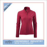Womens Waterproof Winter Red Softshell Jacket with High Quality