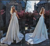 Lace Taffeta Bridal Gown Sweetheart Retro Guerlain Wedding Dress Gv20174