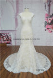 Cap Sleeve Mermaid Lace Bridal Gown Wedding Dress