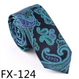 Classic Design Fashionable Novelty Paisley Necktie (Fx124)