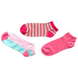 Women Ankle Fashion Cotton Socks with Color Dyeing (afc-03)