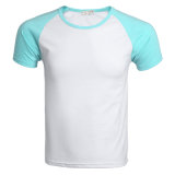 Men's Cotton Single Jersey O Neck T-Shirt with Short Sleeve