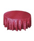 New Arrival Round Taffeta Table Cloth for Wedding Banquet