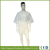 Disposable White Non-Woven SPA Robe, SPA Gown