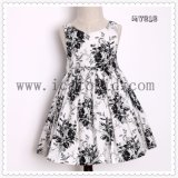 Kids Clothes Country Side Style Children Girls Dress for 7 Years Old