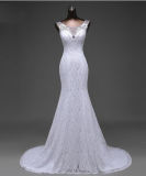 Sheath/Column Sleeveless Full Length Fitting Bridal Wedding Dress 2017