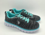 Hot Brand Flyknit Material Sport Running Shoes for Men Women