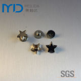 Star Shape Shoe Snap Rivets and Metal Ornaments for Fashion Apparels, Garments, Bags and Hats