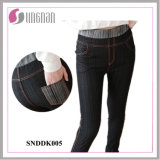 Fashionable Women High Waist Faked Jeans Leggings (SNDDK005)