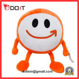 Cartoon Orange Smiley Cute Sofa Plush Cushion