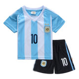 2015-16 Argentina New Home Kids Soccer Jersey