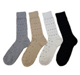 Men's Cotton Crew Business Dress Socks (MA037)