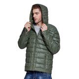 Xiaolv88men's Premium Goose Down Jacket Packable Lightweight Down Coat with Detachable Hood