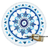 Top Quality Cotton Printed Round Beach Towel with High Quality