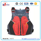 Zipper Pockets PVC  Foam  Solas Approved Red  Ocean Life Jacket  