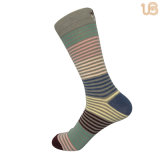 Men's Colorful Breathable Striped Happy Sock