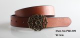 2018 Fashion Flower Leather Belts for Women (FM1299)