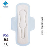 Ce and FDA Certificated 280mm Female General Daily Use Cotton Sanitary Napkin