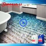 2018 Design High Transparent Liquid Non-Toxic 3D PVC Epoxy Floor Paint