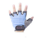 Women Nylon Colorful Breathable Sport Weightlifting Leather Gloves