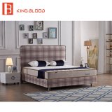 Iron Simple New Designs Wooden Double Bed Sheet for Bedroom Furniture