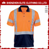 High Visibility Polyester Work T-Shirts with Pocket