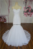 White Backless Lace Mermaid Wedding Dress
