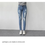 High Quality Women Fashion Ripped Jeans Slim Big Sizes Pants