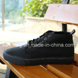 Fashion Style Top Cut Men Black PU Upper Footwear (SNC-03028)