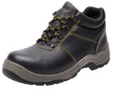 Professional Split Embossed Leather Sprots Style Safety Shoes (HQ05010-1)