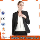 Black Classical Design Tr Ladies Business Suit Jacket with One-Button