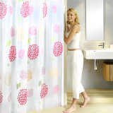 Bathroom Anti-Mildew Waterproof PEVA Shower Curtain (15S0042)