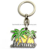 Wholesale Colorful Monaco Soft Enamel Metal Keychain